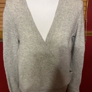 Madewell faux wrap sweater